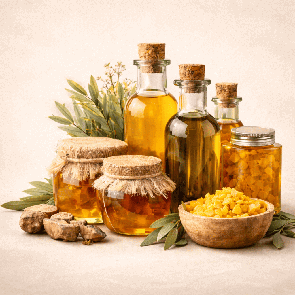 Huiles naturelles & beurres