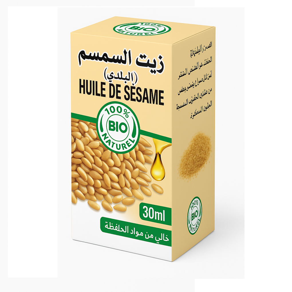 Huile de Sésame 30ml – Lot de 12 (Grossiste)