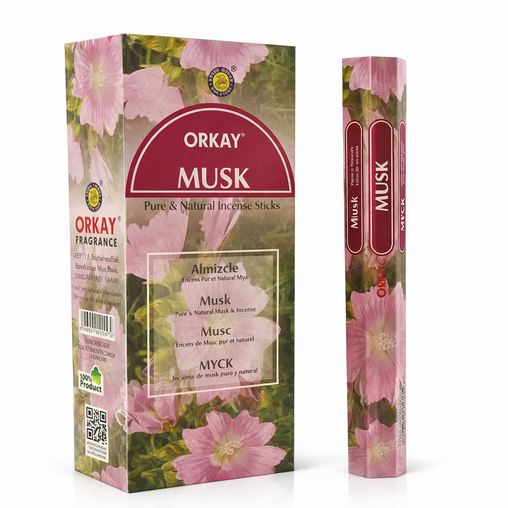 Encens au Musc – Lot de 120 Bâtonnets