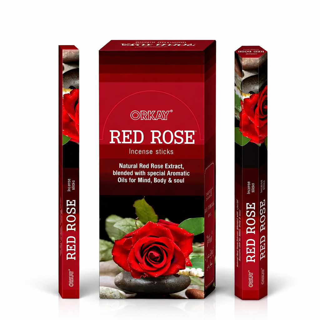 Encens Red Rose – Lot de 120 Bâtonnets