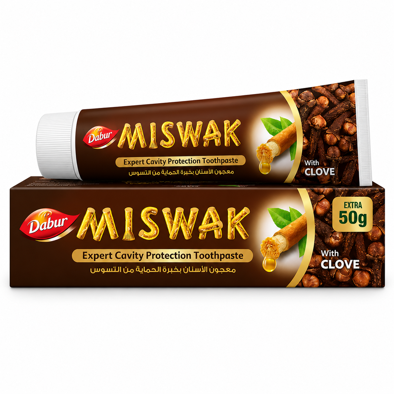 Miswak Dabur Clou de Girofle 170g – Lot de 6