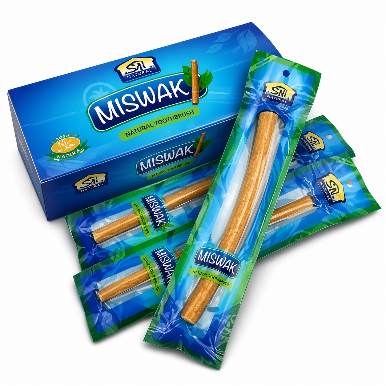Bâtonnets de Siwak Naturels – Lot de 20