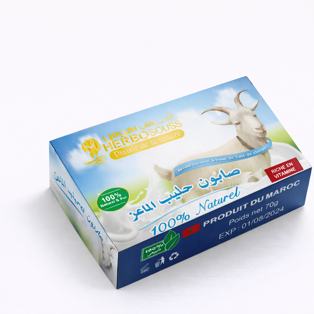Savon au Lait de Chèvre Naturel – Lot de 12