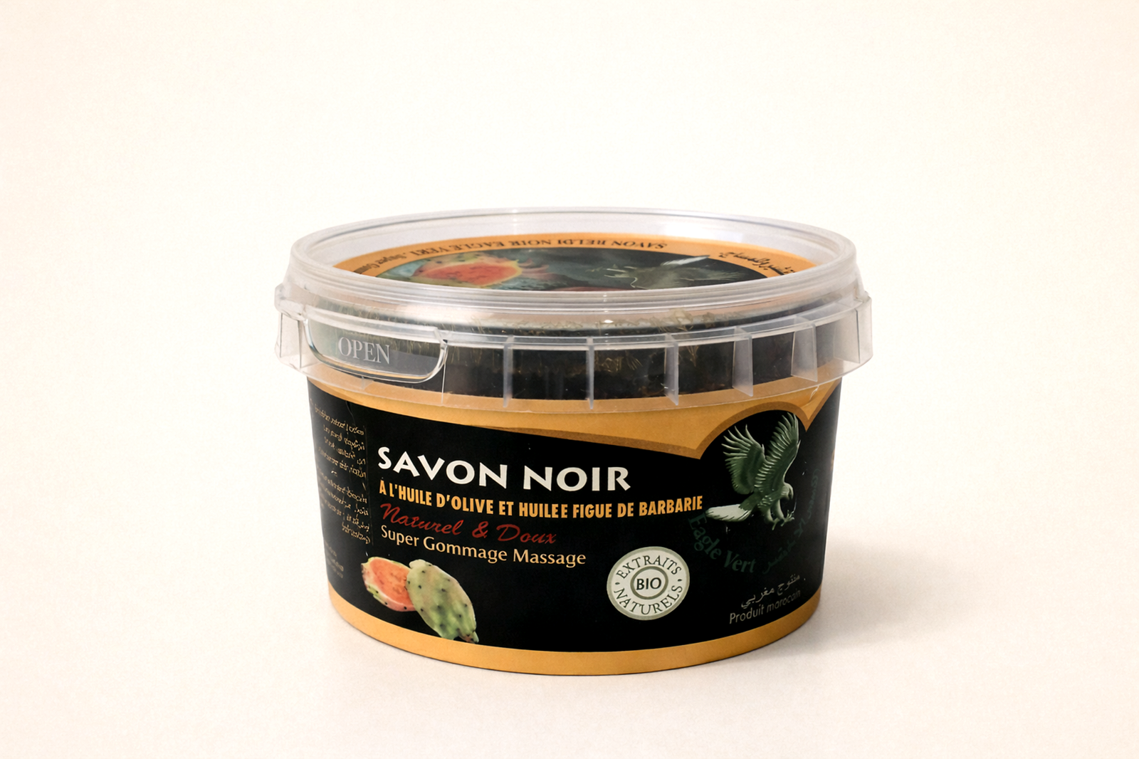 Savon Noir à la Figue de Barbarie 200g – Lot de 6