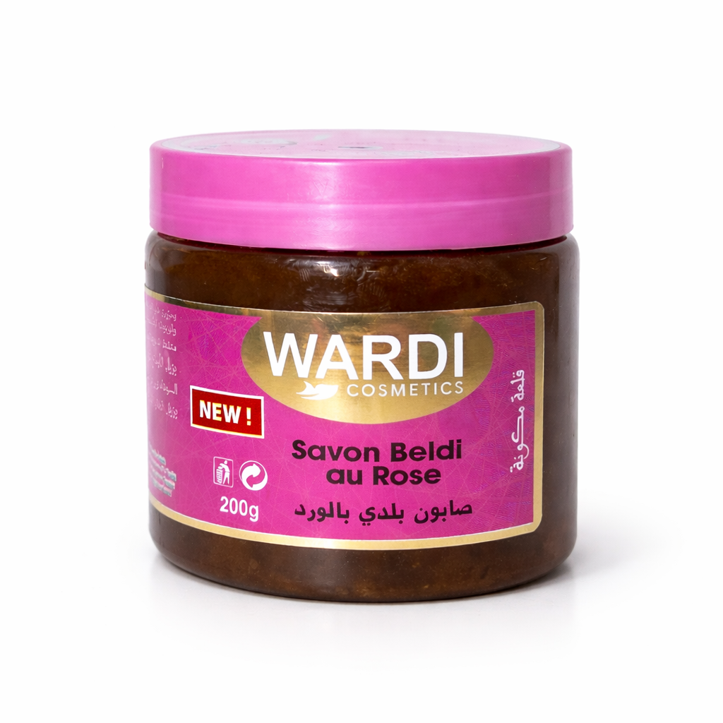 Savon Noir aux Extraits de Roses 200g – Lot de 6