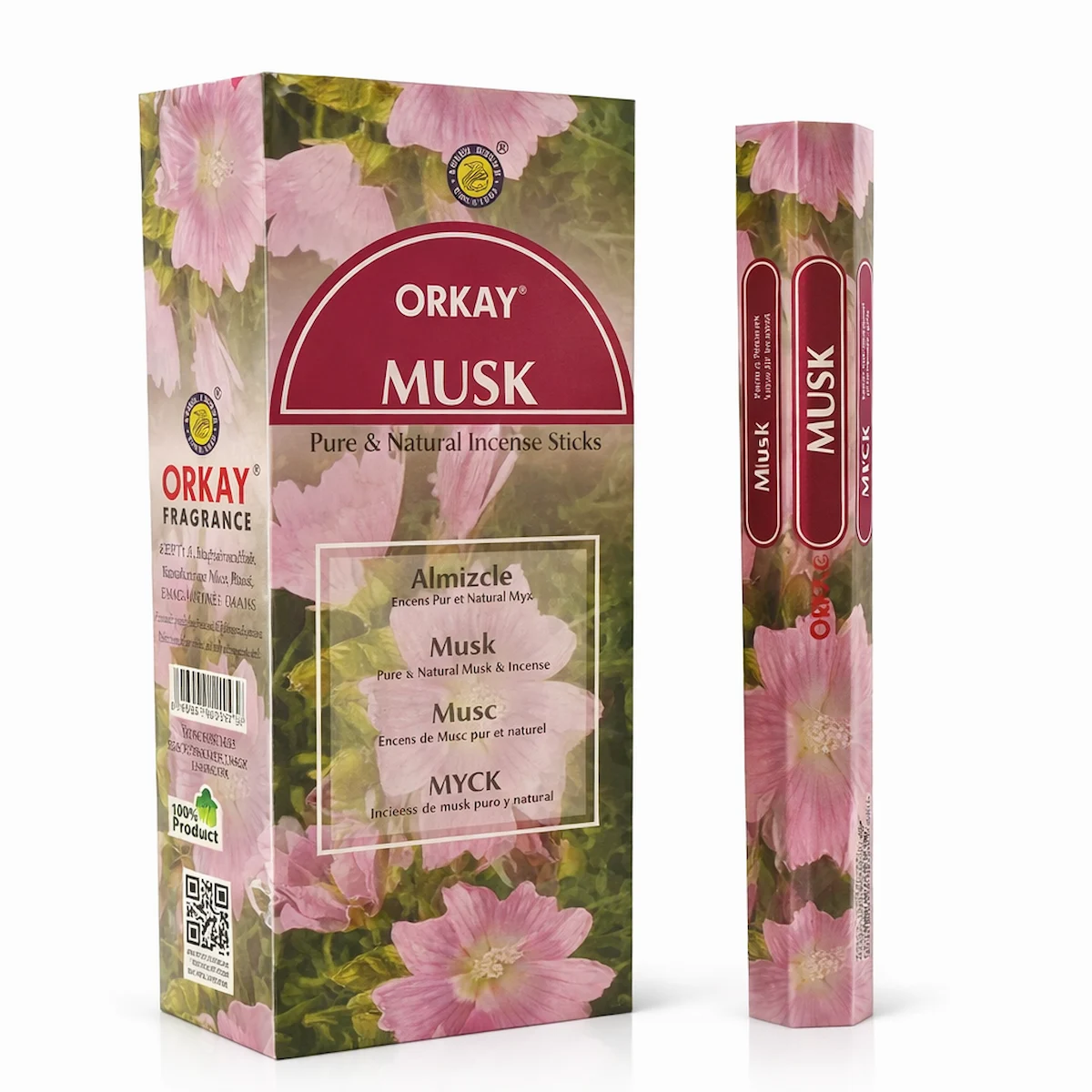 Encens au Musc – Lot de 120 Bâtonnets
