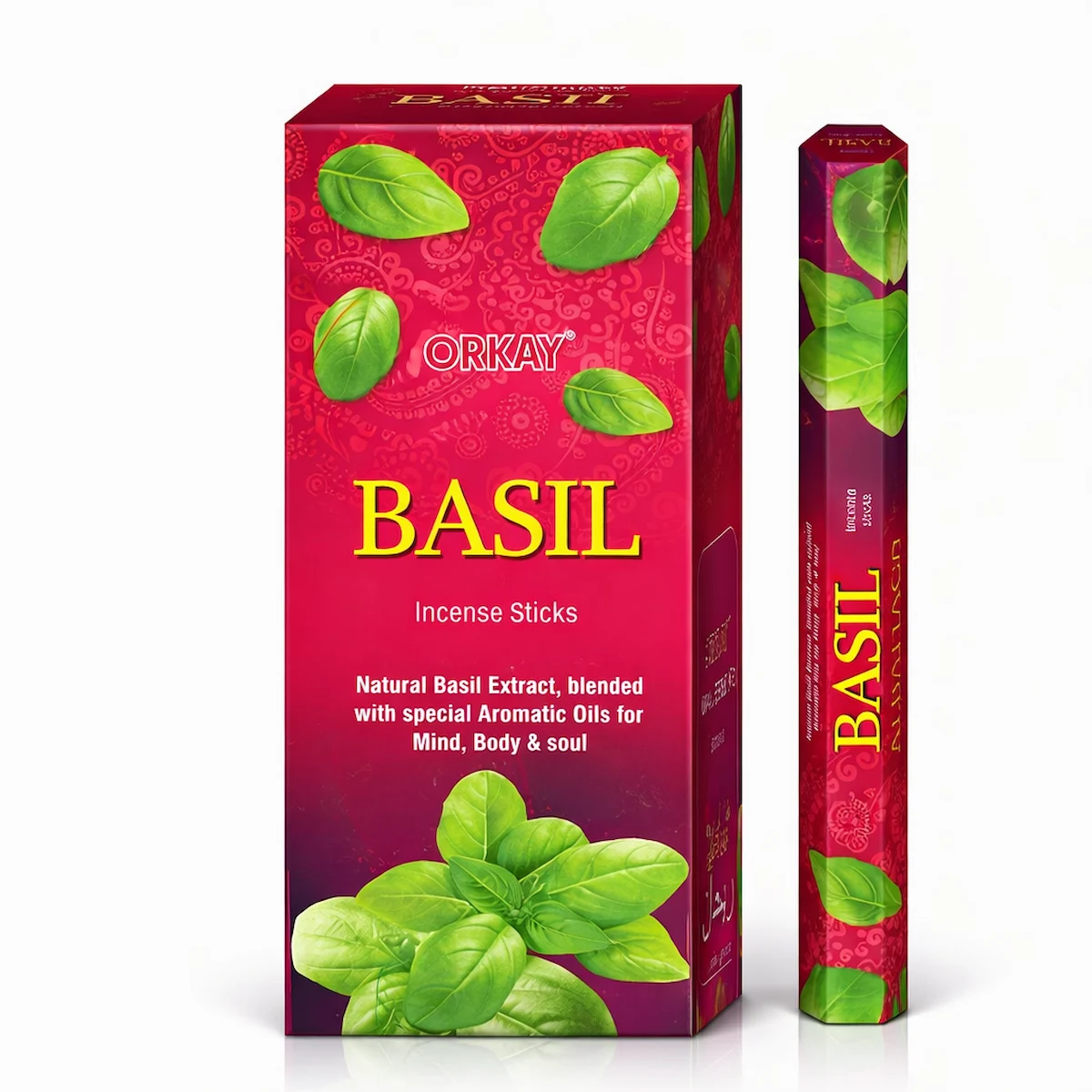 Encens Basilic – Lot de 120 Bâtonnets