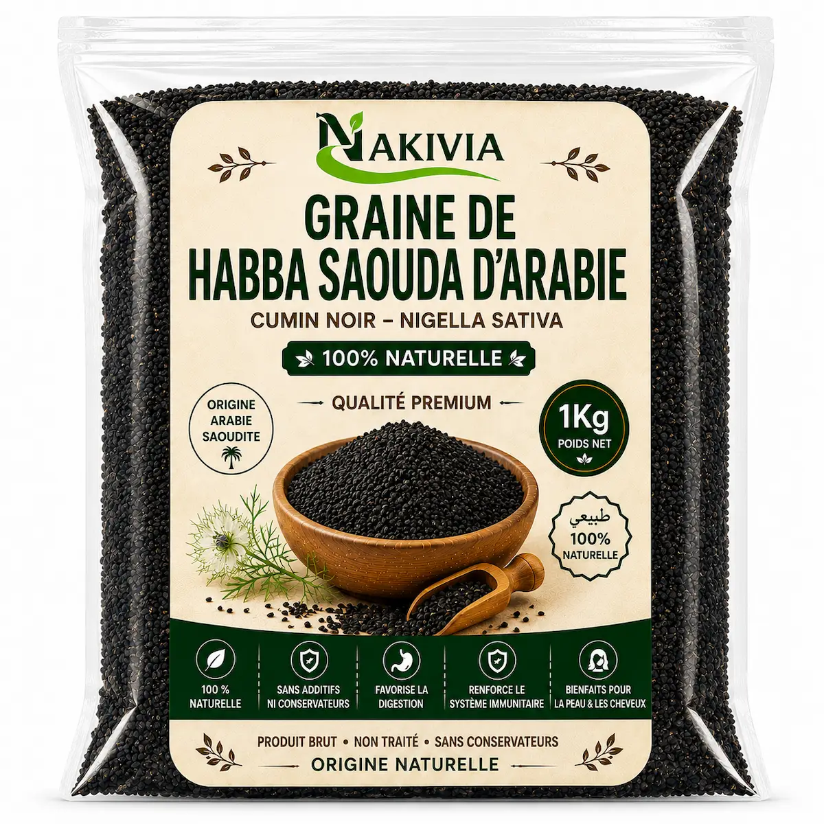 Graines de Haba Saouda d’Arabie – 1 kg