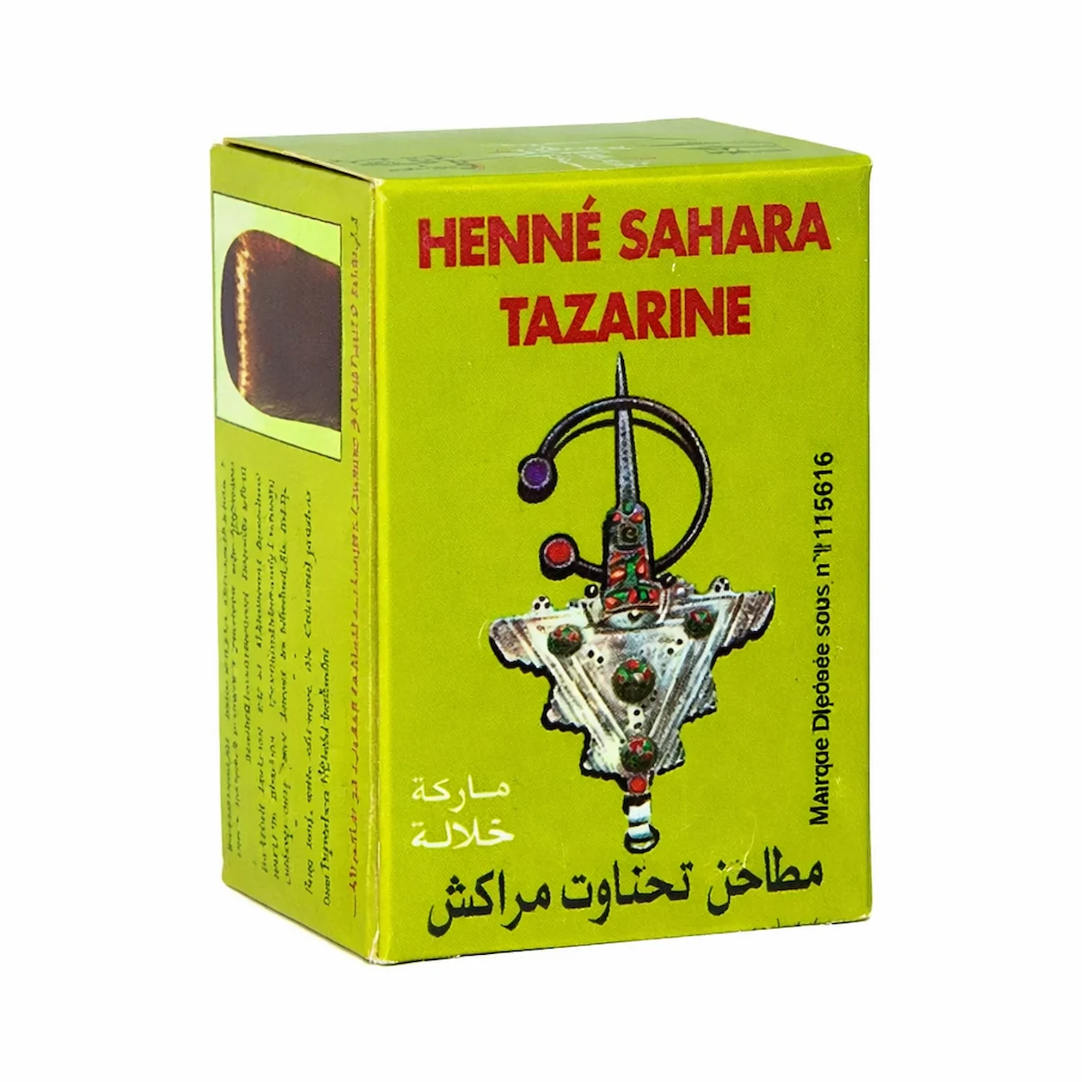 Henné Sahara Tazarine Vert – Lot de 6
