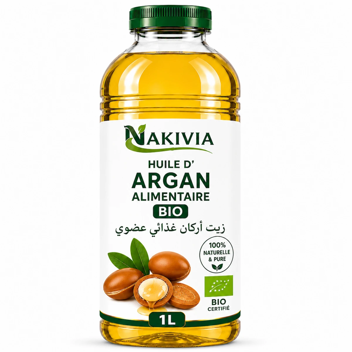 Huile d’Argan Alimentaire BIO – 1 L