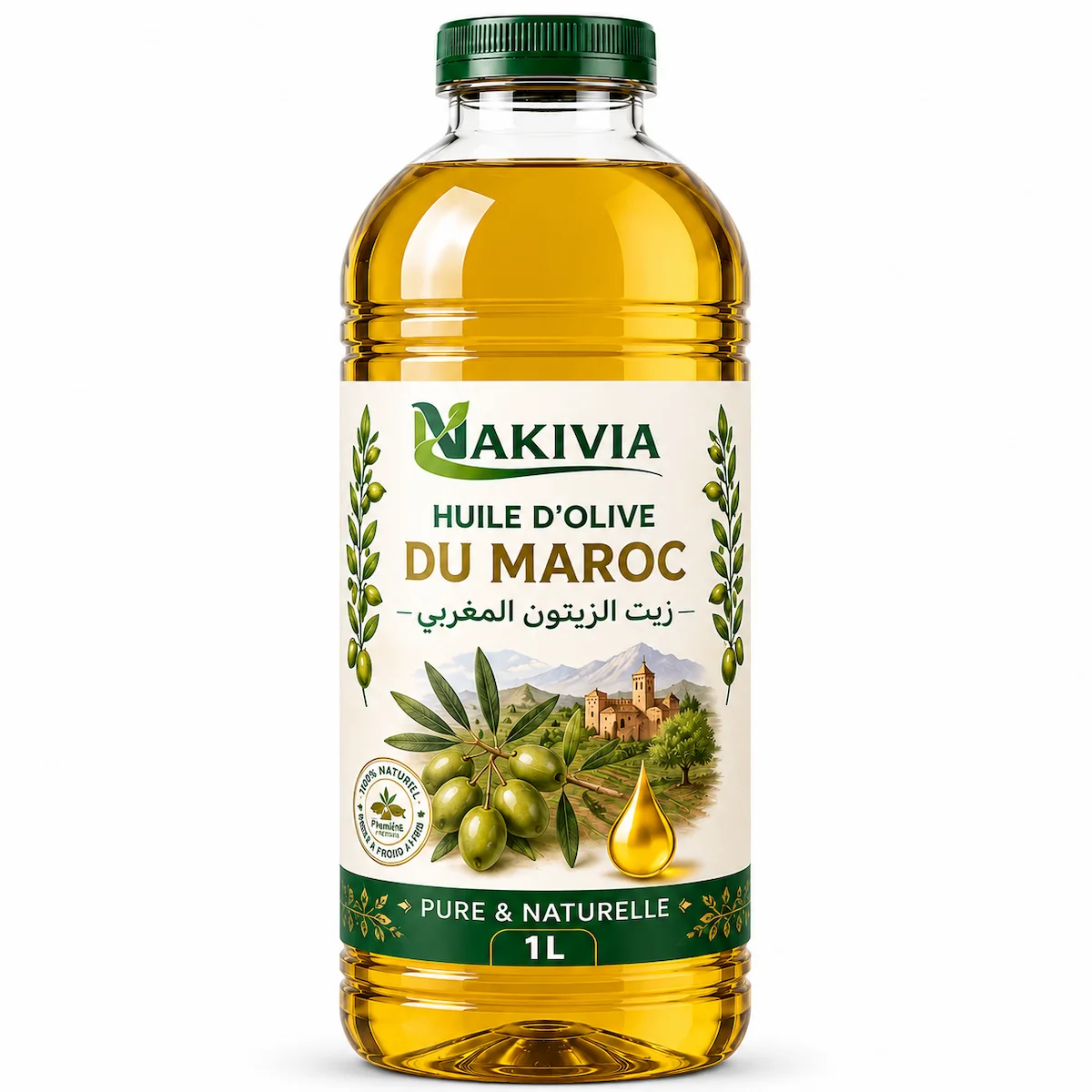 Huile d’Olive du Maroc – 1 L