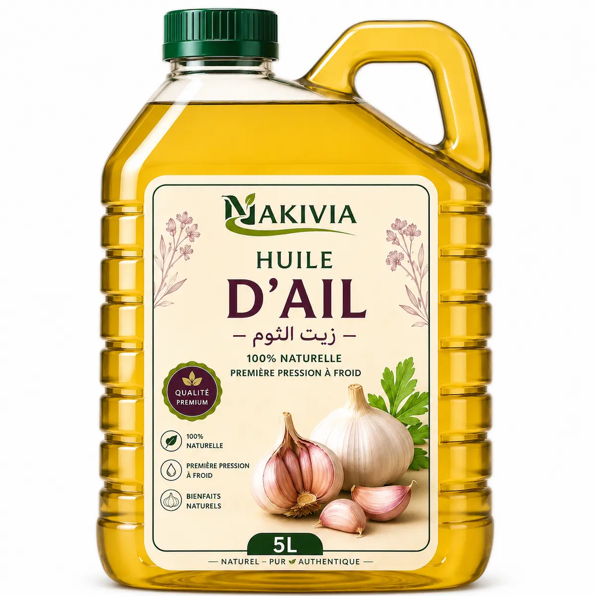 Huile d’Ail – 5 L en vrac
