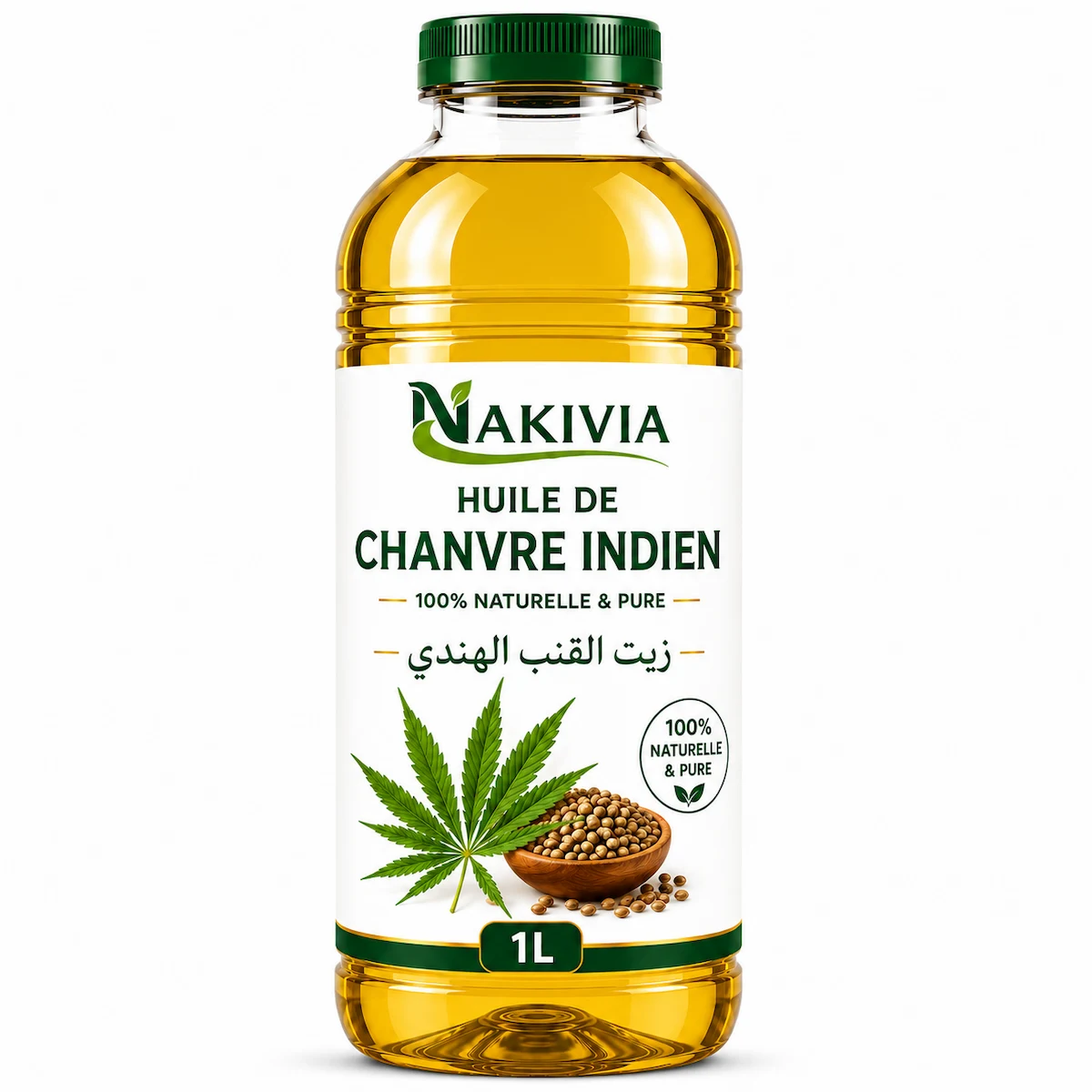 Huile de Chanvre Indien – 1 L