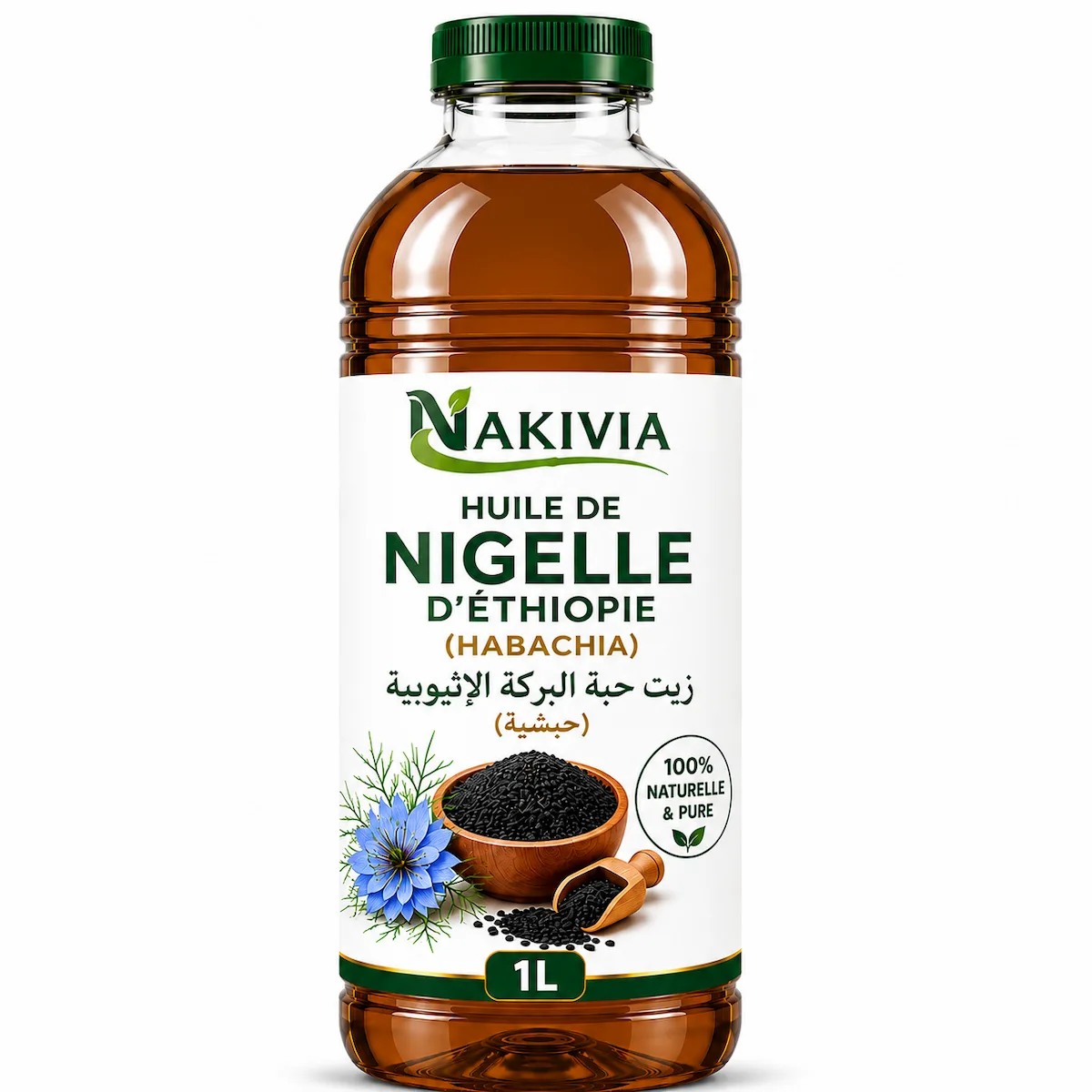 Huile de Nigelle d’Éthiopie (Habachia) – 1 L