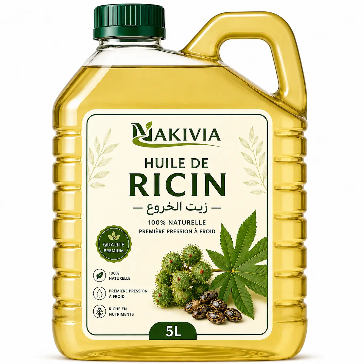 Huile de Ricin – 5 L en vrac
