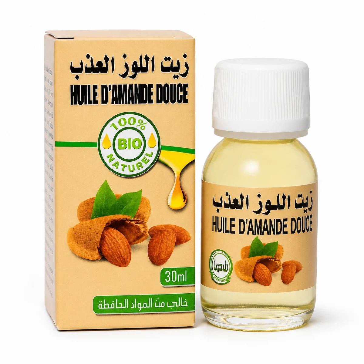 Huile d’Amande Douce 30ml – Lot de 12
