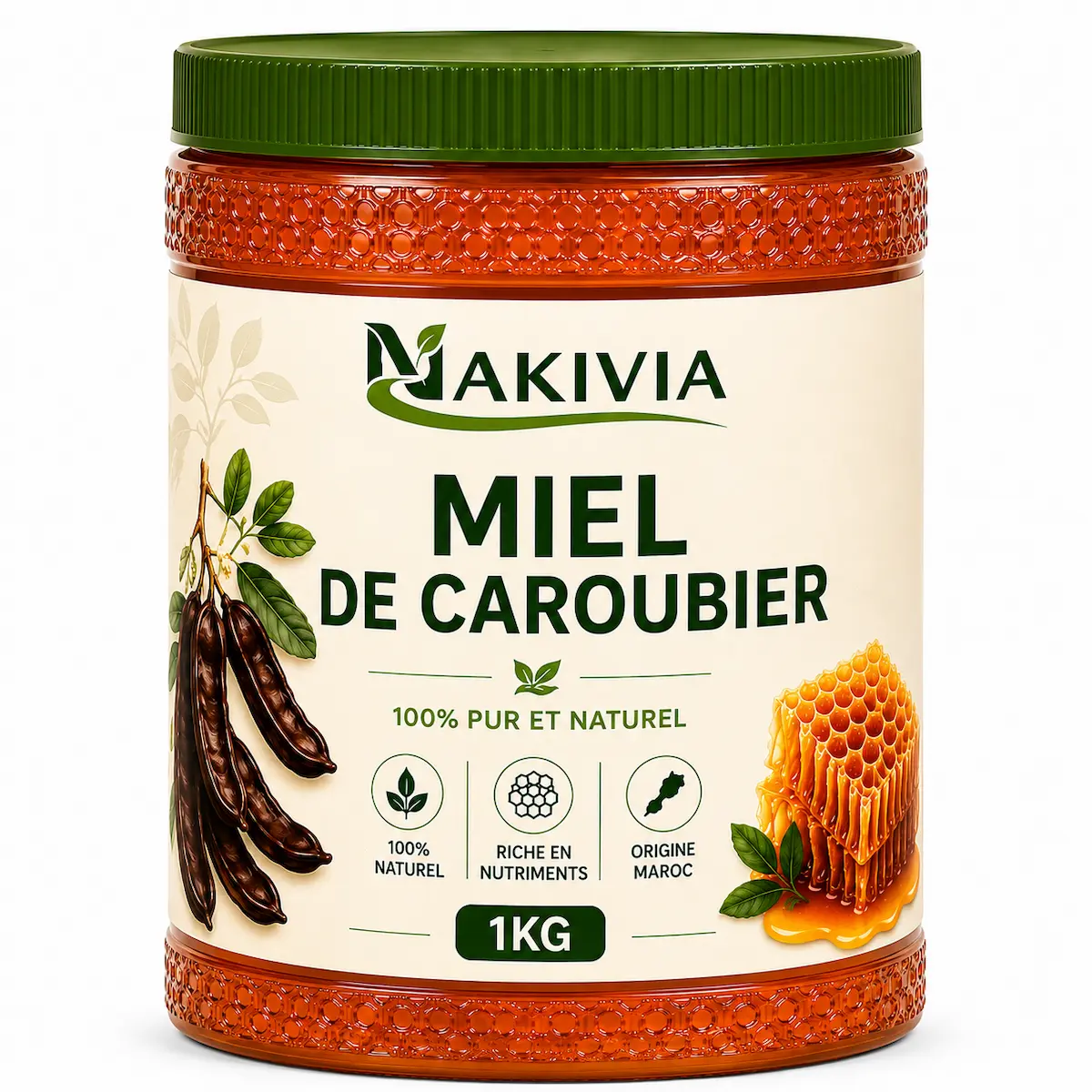 Miel de Caroubier – 1 kg