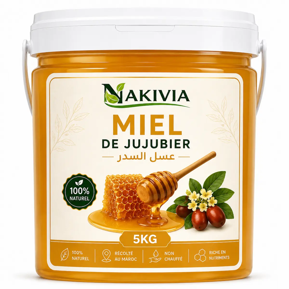 Miel de Jujubier – 5 kg en vrac