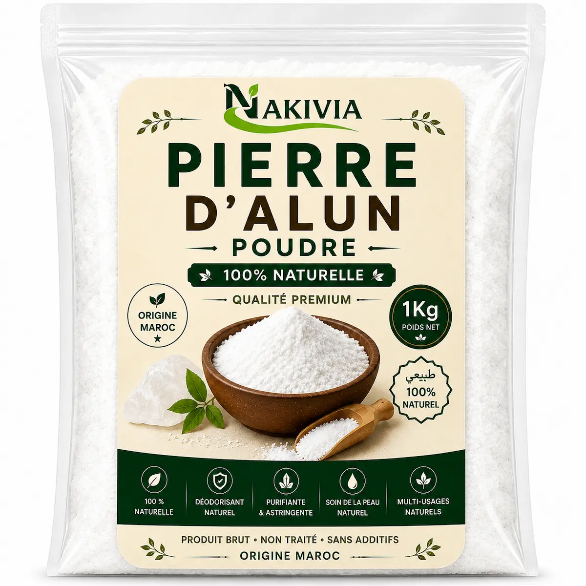 Pierre d’Alun en Poudre – 1 kg