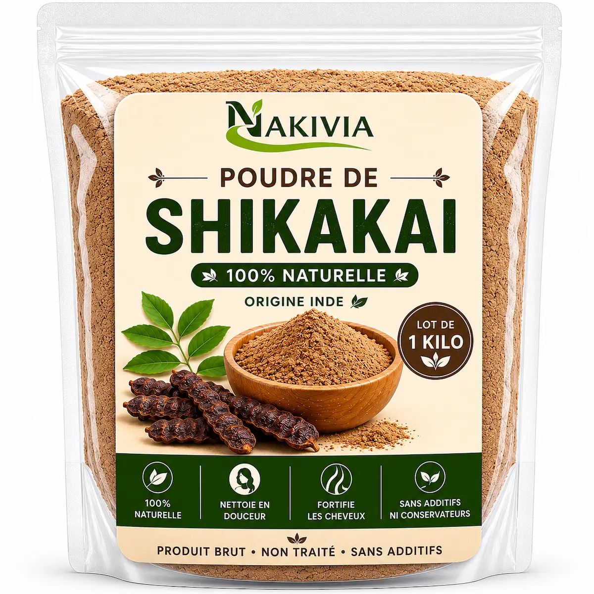 Shikakai en Poudre – 1 kg