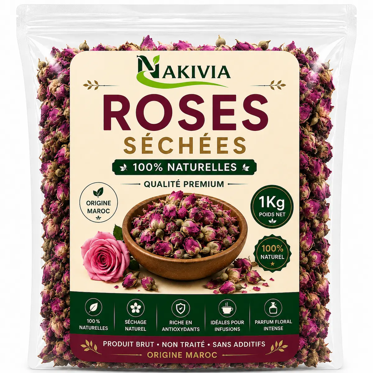 Roses Séchées – 1 kg