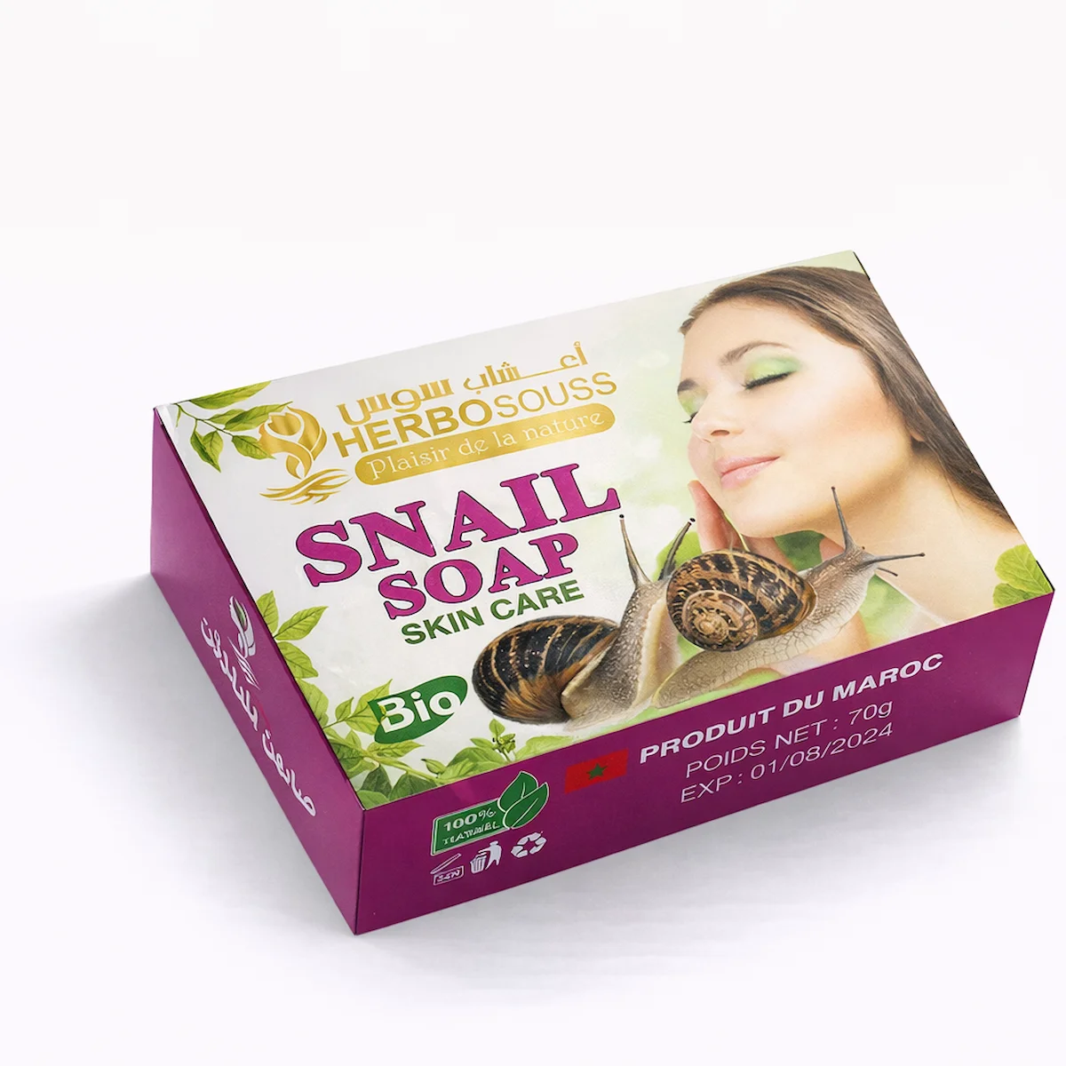 Savon à la Bave d’Escargot – Lot de 12