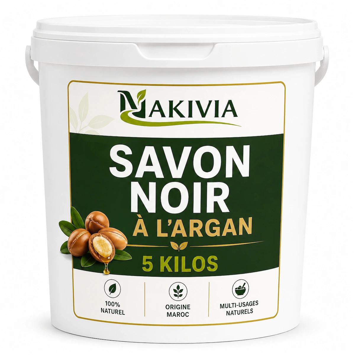 Savon Noir à l'Argan – 5 kg en vrac
