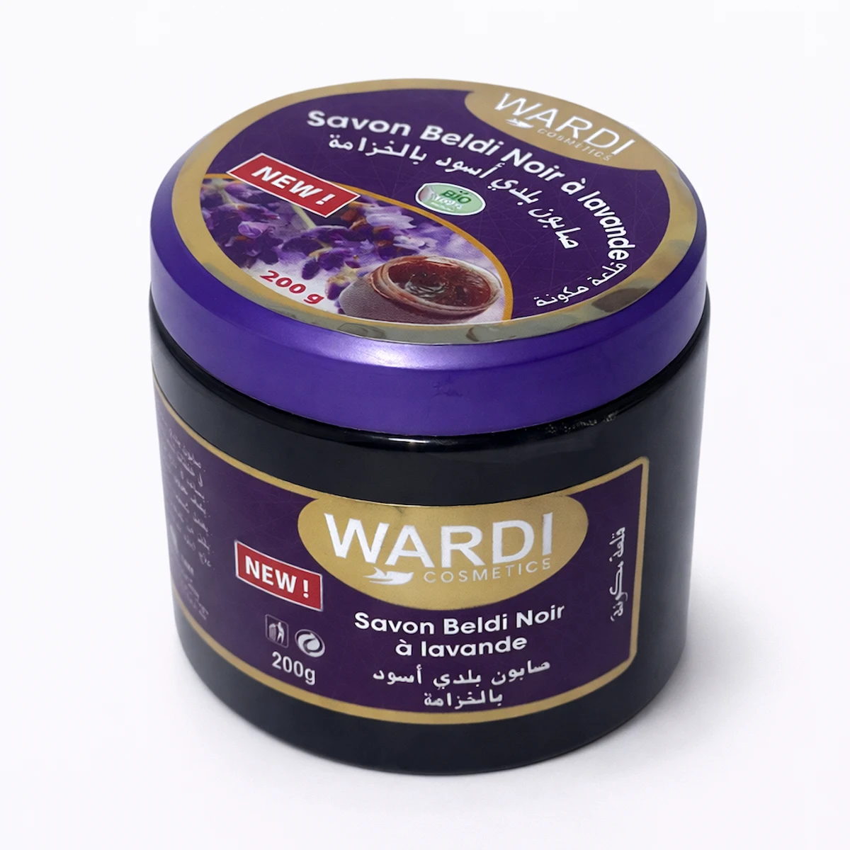 Savon Noir à la Lavande 200g – Lot de 6