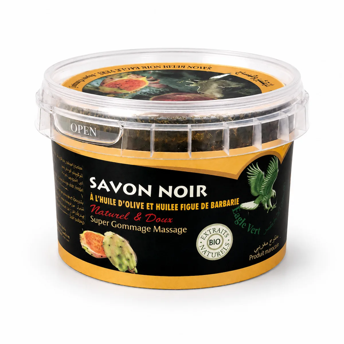 Savon Noir à la Figue de Barbarie 200g – Lot de 6