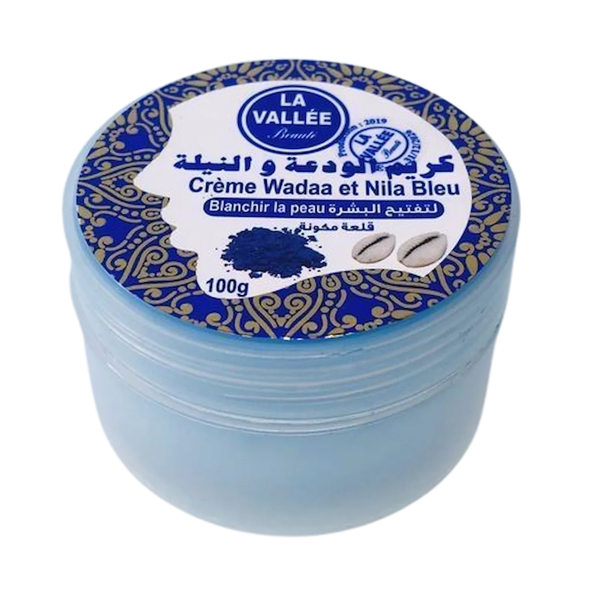 Crème Wadaa & Nila Bleu 100g – Lot de 6
