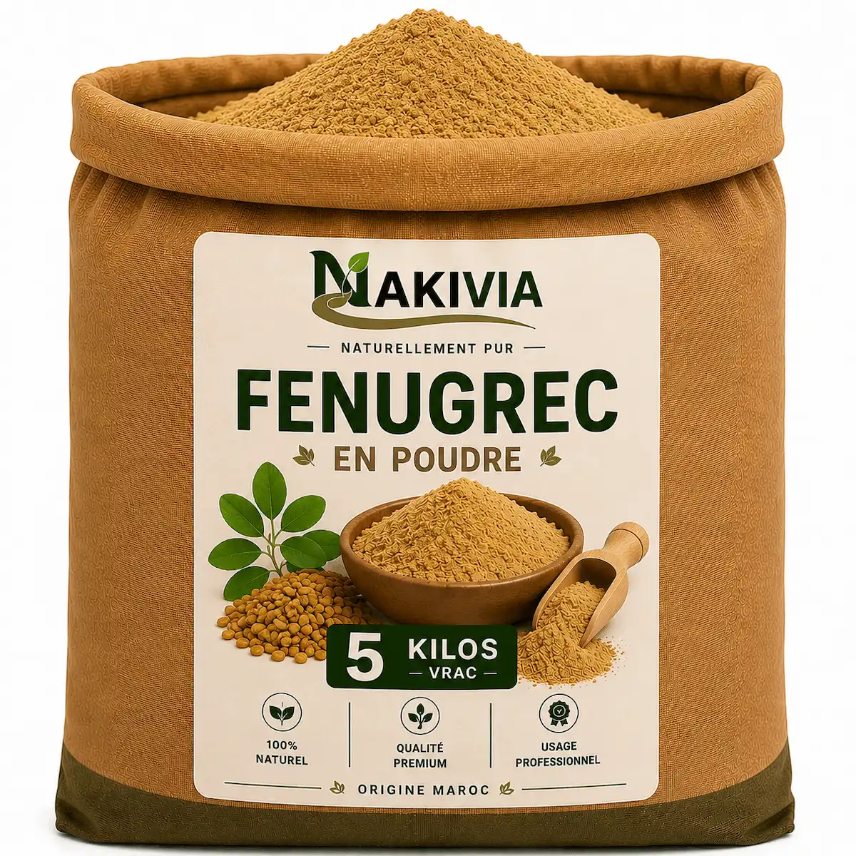 Fenugrec en Poudre – 5 kg en vrac