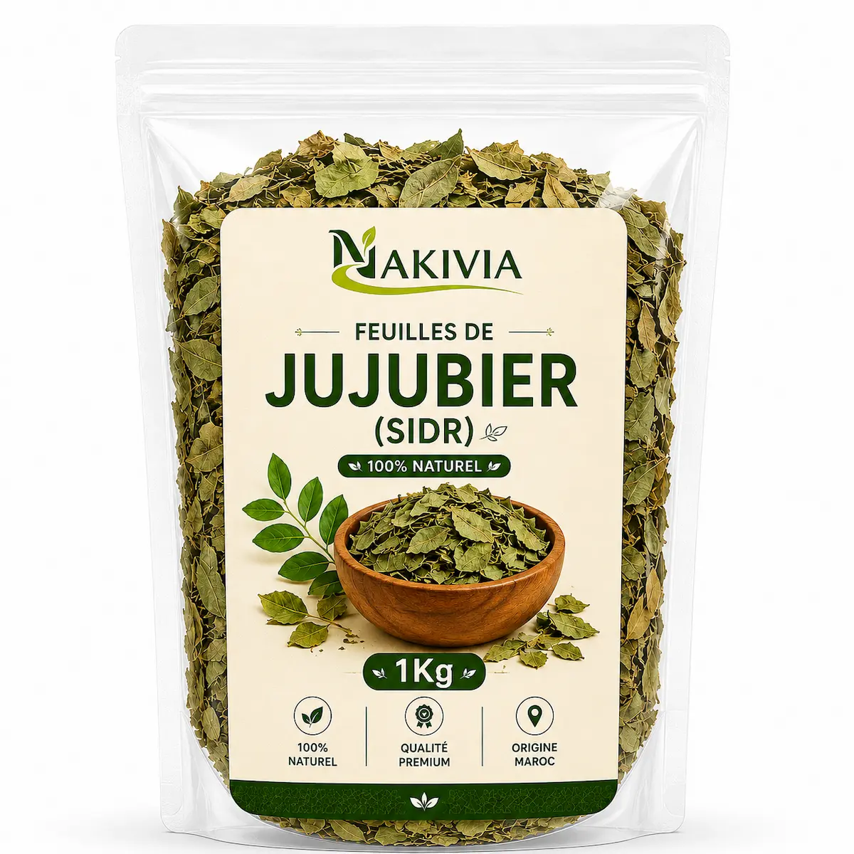 Feuilles de Jujubier (Sidr) – 1 kg