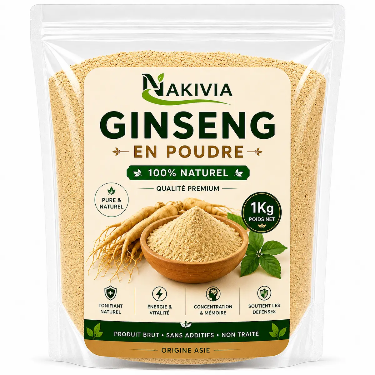Ginseng en Poudre – 1 kg