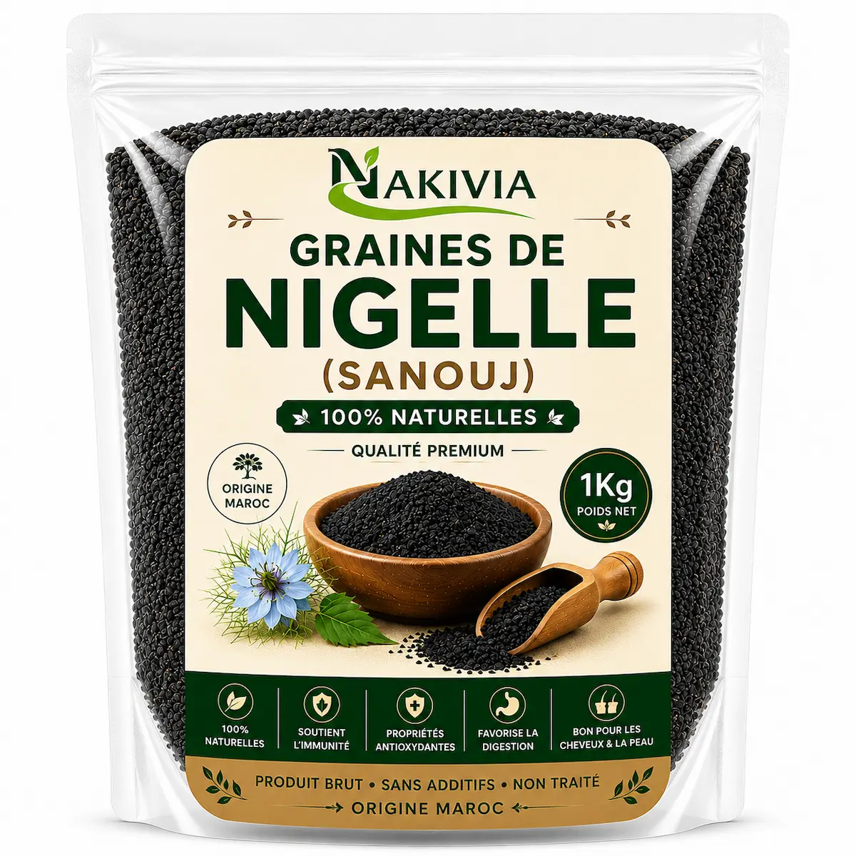 Graines de Nigelle (Sanouj) – 1 kg