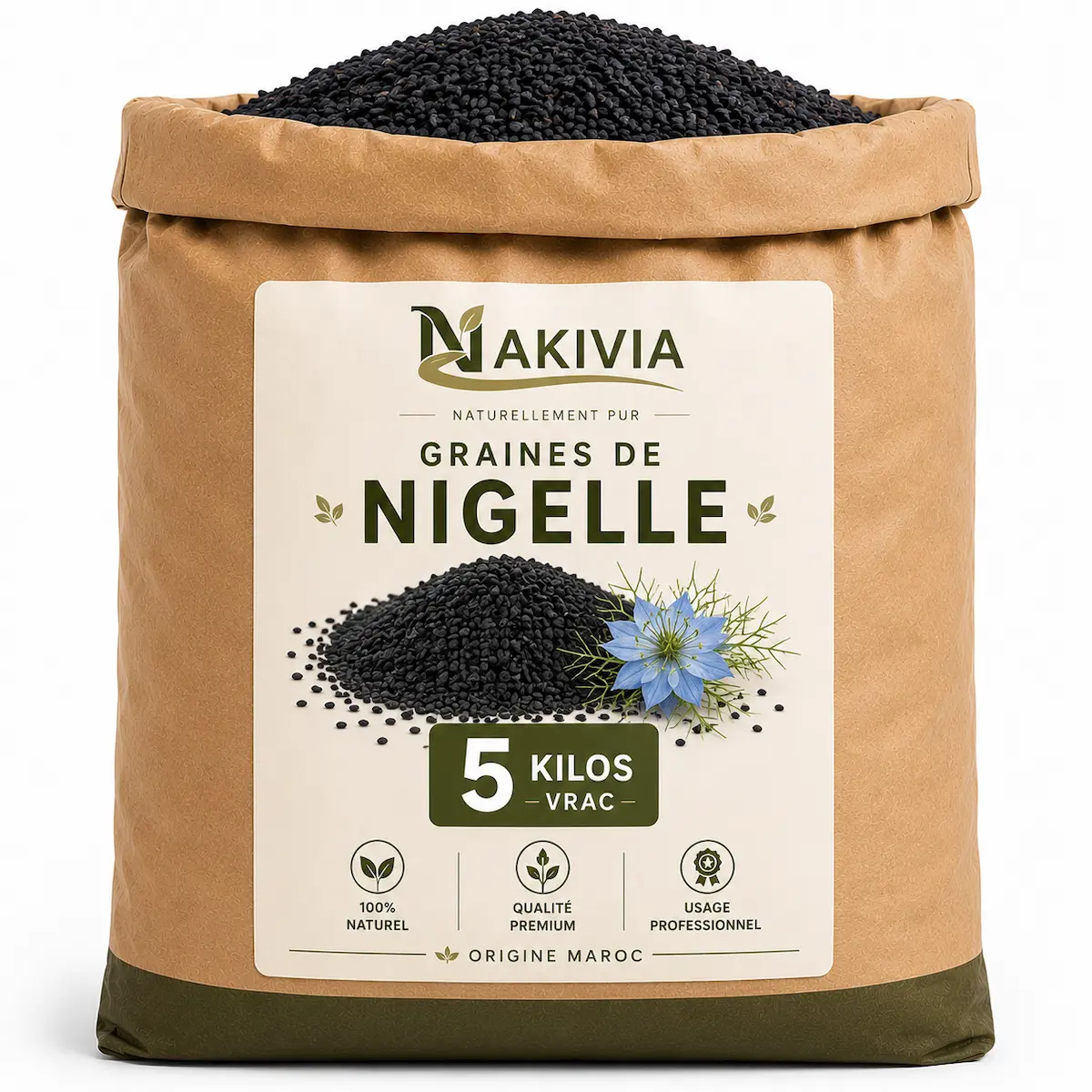 Graines de Nigelle – 5 kg en vrac