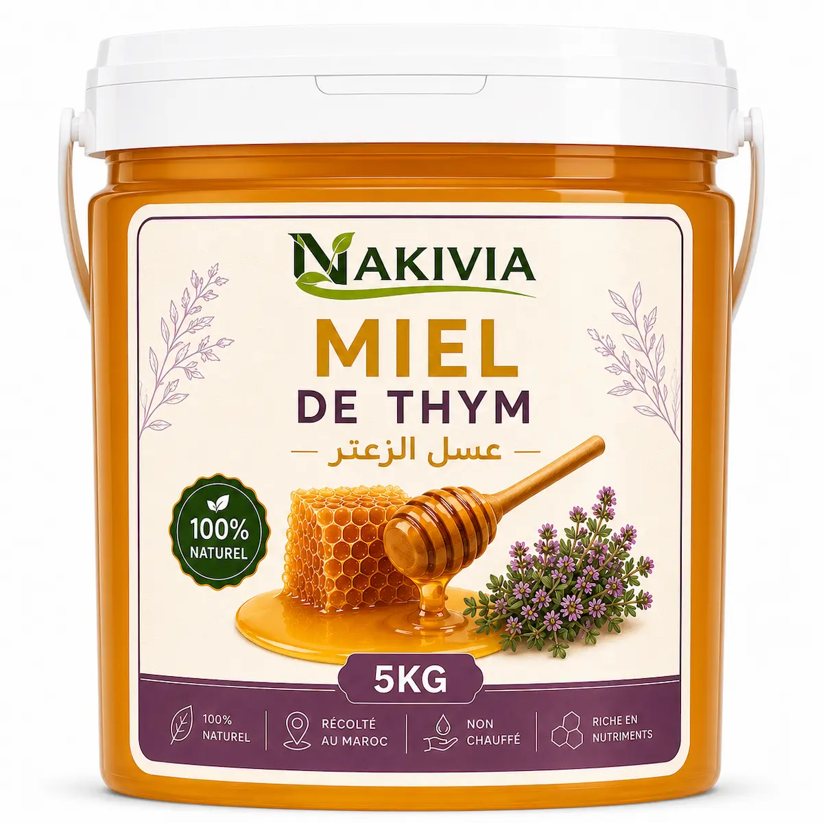 Miel de Thym – 5 kg en vrac
