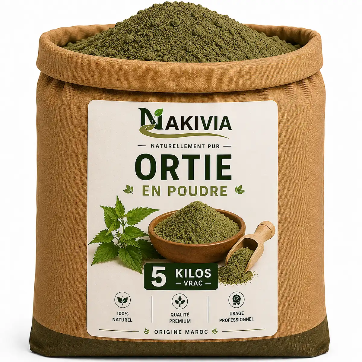 Ortie en Poudre – 5 kg en vrac
