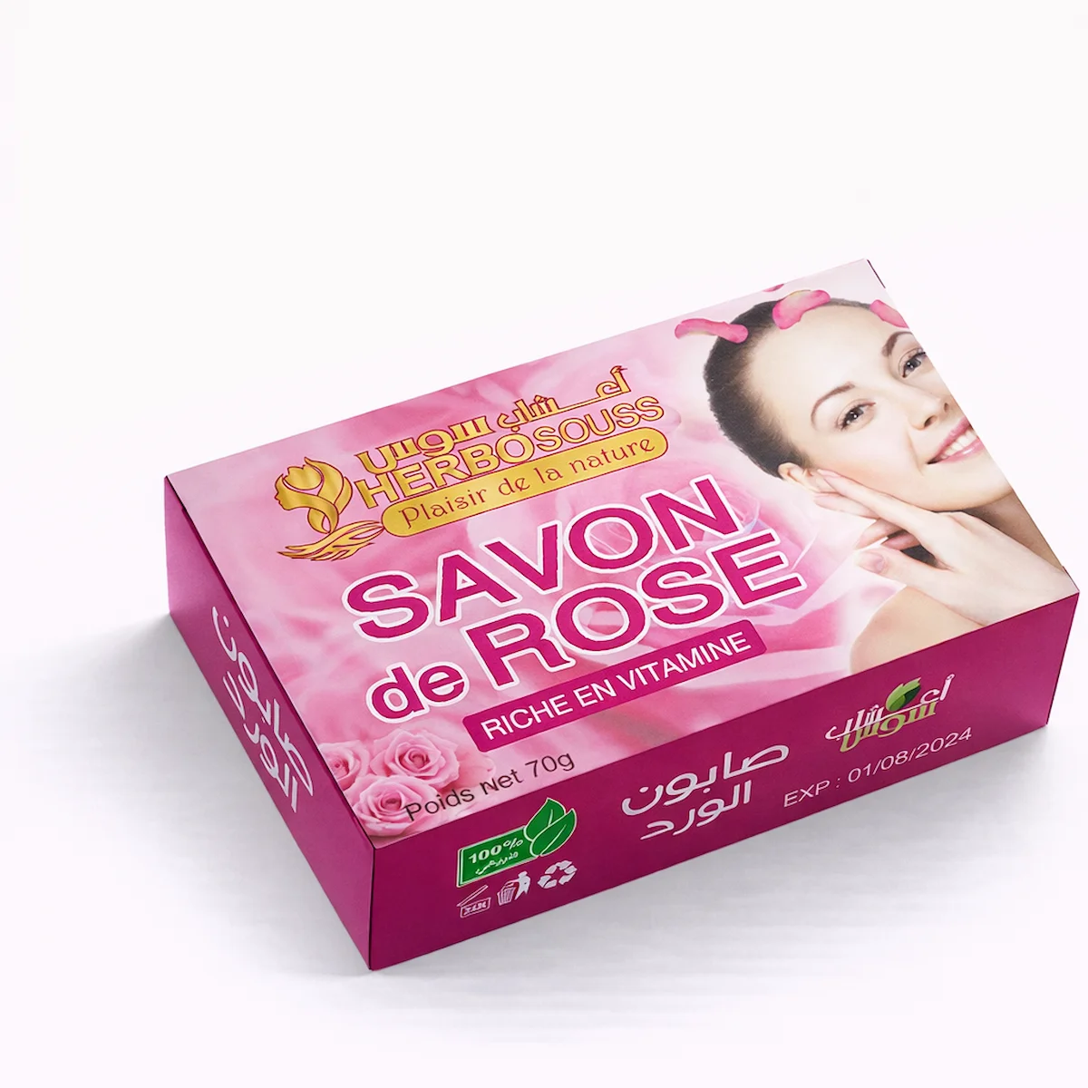 Savon à la Rose – Naturel