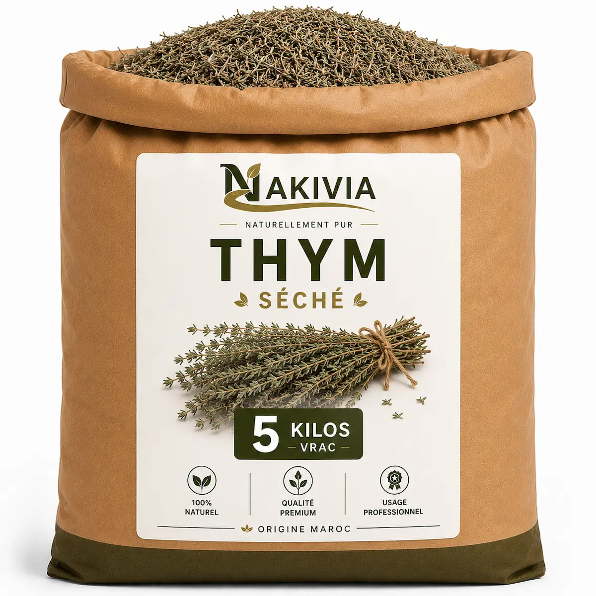 Thym Séché – 5 kg en vrac