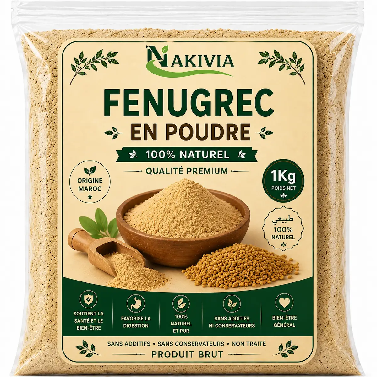 Fenugrec en Poudre – 1 kg